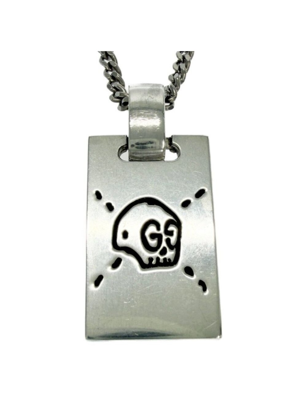 Gucci Silver Ghost Necklace